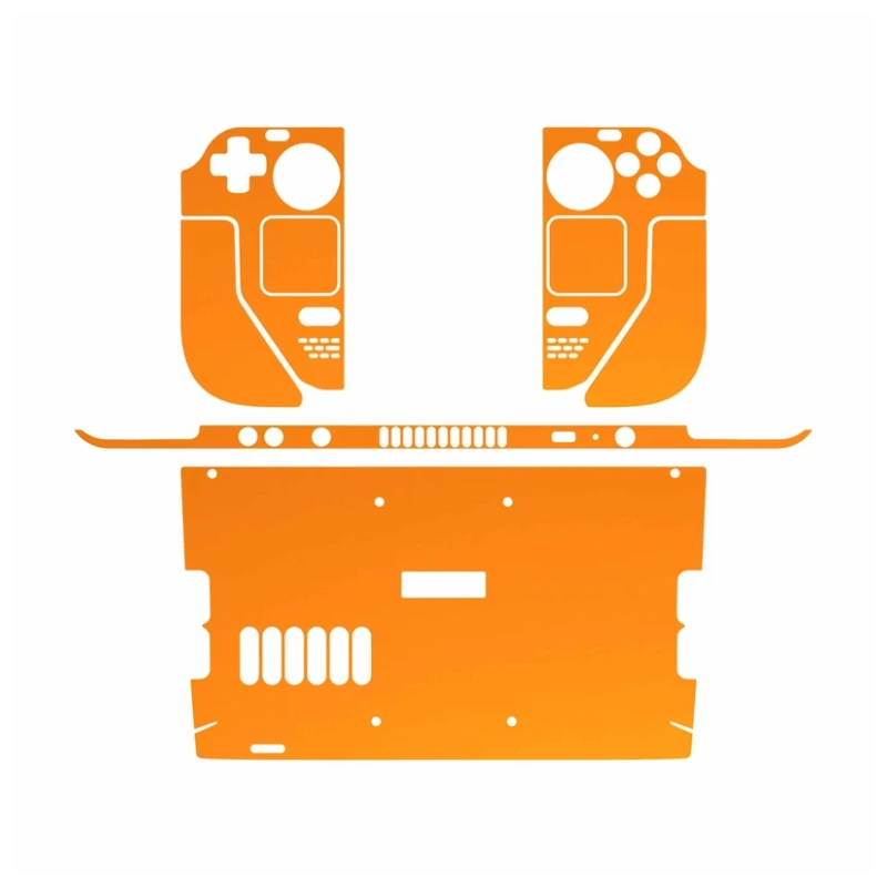 برچسب کنسول بازی ماهوت مناسب برای استیم دک مدل Matte Orange