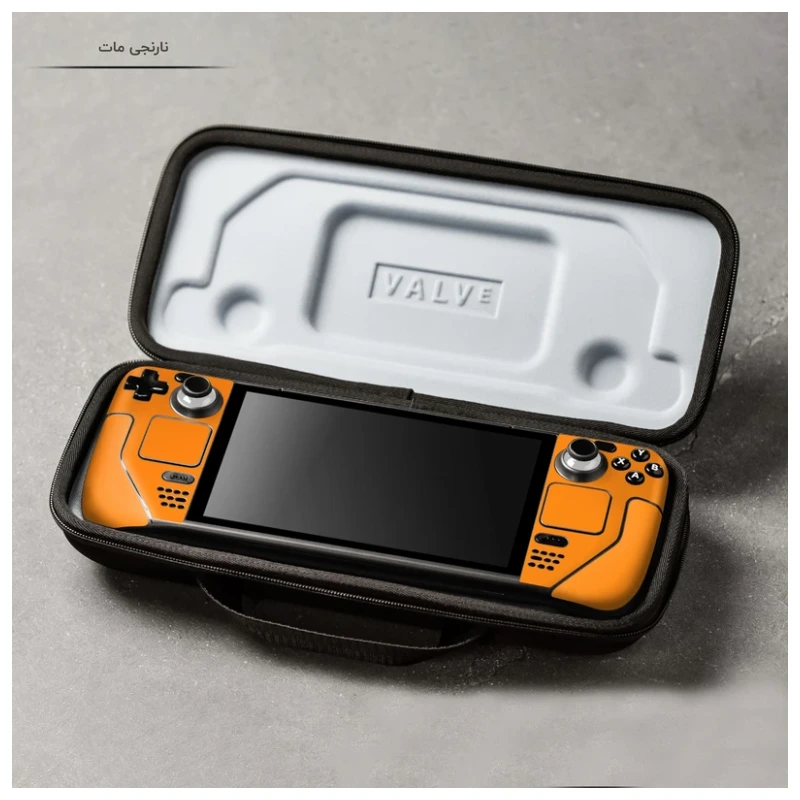 برچسب کنسول بازی ماهوت مناسب برای استیم دک مدل Matte Orange